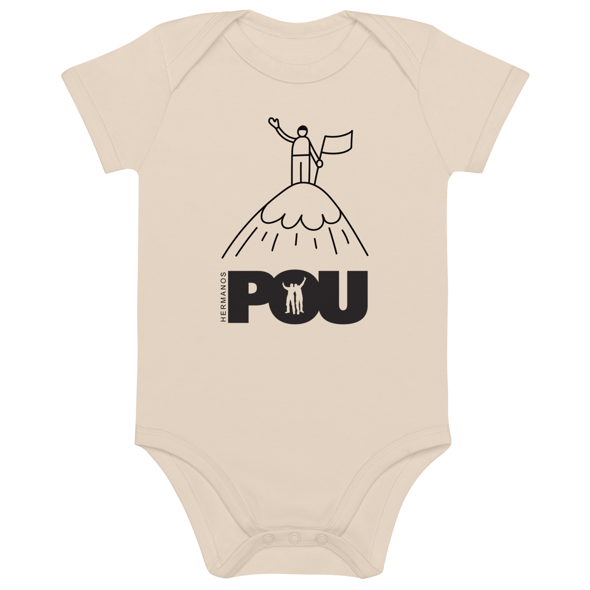 Body bebé algodón orgánico POU - Imagen 4