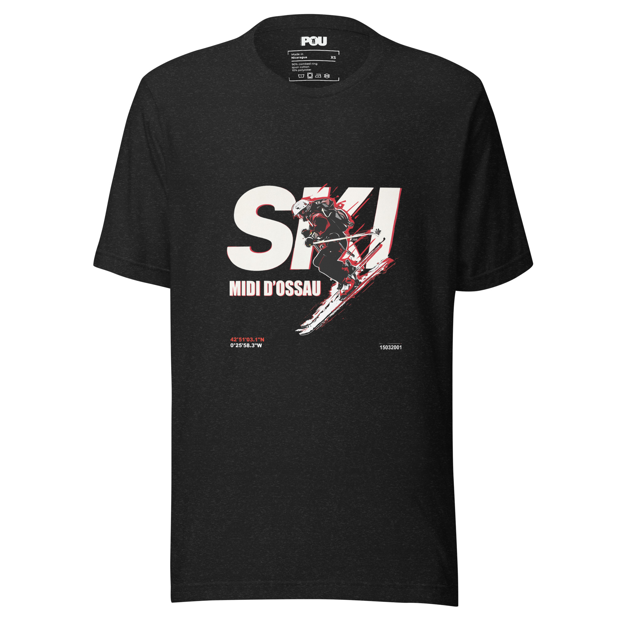 Camiseta unisex SKI midi Ossau - Imagen 3