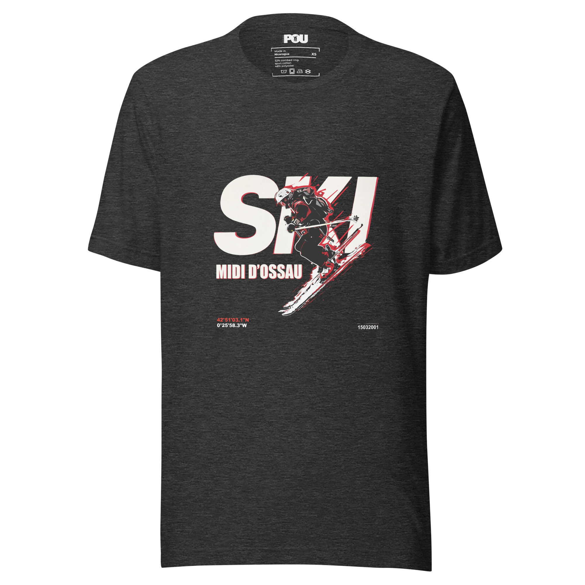 Camiseta unisex SKI midi Ossau - Imagen 8